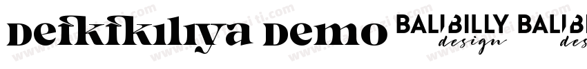deffiliya demo字体转换